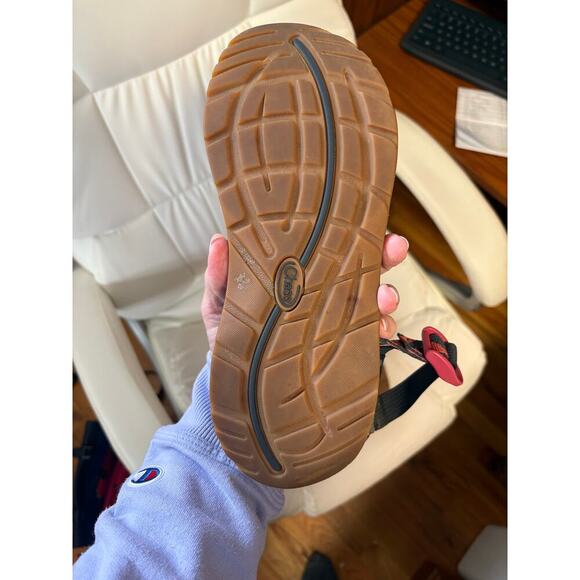 Chaco Z2 Classic Red Strappy Open Toe Slip - Picture 5 of 6